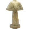 Clayre & Eef 6PR4156 Decoratie Paddenstoel Ø 13x20 cm natuurlijke houtlook