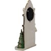 Clayre & Eef 6PR4180 Decoratie Kerstman Klok 15x7x22 cm