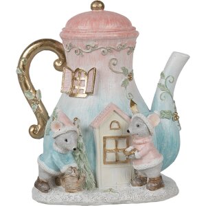 Clayre & Eef 6PR4218 Decoratie Muis Familie LED...
