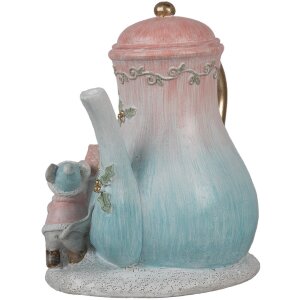 Clayre & Eef 6PR4218 Decoratie Muis Familie LED 15x12x16 cm
