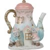 Clayre & Eef 6PR4218 Decoratie Muis Familie LED 15x12x16 cm