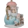 Clayre & Eef 6PR4218 Decoratie Muis Familie LED 15x12x16 cm