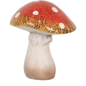 Clayre & Eef 6CE1753 Decoratie Paddenstoel 13x13x15 cm