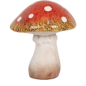 Clayre & Eef 6CE1753 Decoratie Paddenstoel 13x13x15 cm