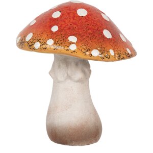 Clayre & Eef 6CE1755 Decoratie Paddenstoel 18x17x21 cm