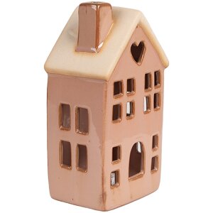 Clayre & Eef 6CE1796 Decoratiehuisje met LED 8x6x15 cm