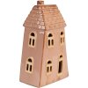 Clayre & Eef 6CE1841 Decoratiehuisje met LED 10x6x16 cm