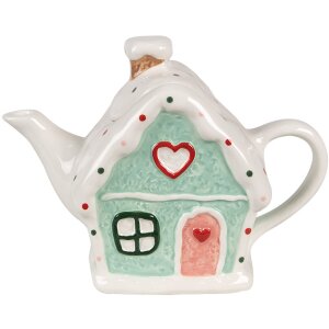 Clayre & Eef 6CETE0143 Theepot 21x10x15 cm 600 ml