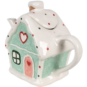 Clayre & Eef 6CETE0143 Theepot 21x10x15 cm 600 ml