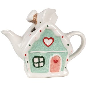 Clayre & Eef 6CETE0143 Theepot 21x10x15 cm 600 ml