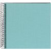 Goldbuch spiraalalbum Bella Vista Aqua 20x20 cm 40 paginas linnen zwart