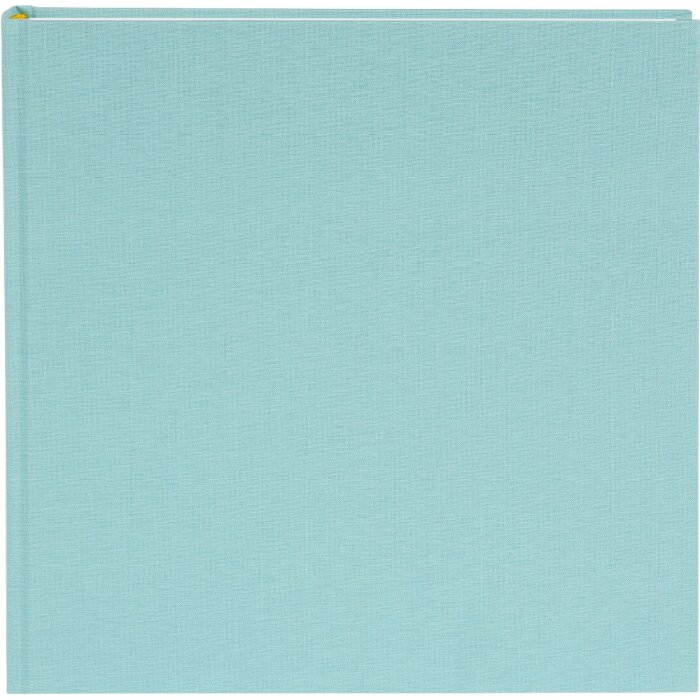 Goldbuch fotoalbum Bella Vista Aqua linnen 30x31 cm 60 witte paginas