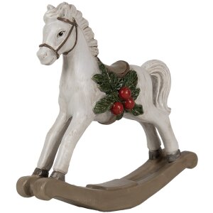 Clayre & Eef 6PR4171 Decoratie Hobbelpaard 17x5x16 cm