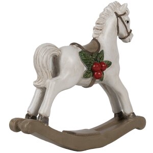 Clayre & Eef 6PR4171 Decoratie Hobbelpaard 17x5x16 cm