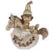 Clayre & Eef 6PR4231 Decoratie kabouter 10x3x11 cm