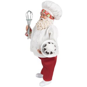 Clayre & Eef 65584 Decoratie Kerstman 17x11x27 cm
