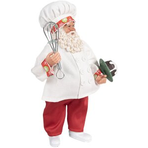 Clayre & Eef 65584 Decoratie Kerstman 17x11x27 cm