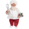 Clayre & Eef 65584 Decoratie Kerstman 17x11x27 cm