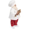 Clayre & Eef 65585 Decoratie Kerstman 17x12x27 cm