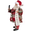 Clayre & Eef 65586 Decoratie Kerstman 16x10x27 cm