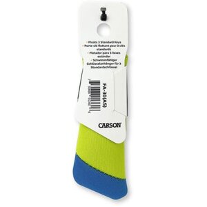 Carson Drijvende Sleutelhanger voor 3 Sleutels Groen Blauw