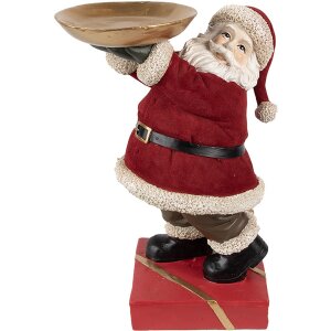 Clayre & Eef 6PR4300 Decoratie Kerstman 17x13x26 cm
