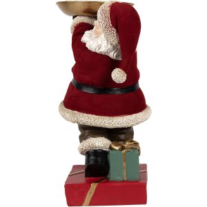 Clayre & Eef 6PR4300 Decoratie Kerstman 17x13x26 cm
