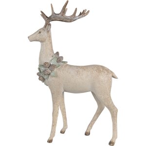 Clayre & Eef 5PR0139 Decoratie Hert 32x14x49 cm