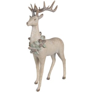 Clayre & Eef 5PR0139 Decoratie Hert 32x14x49 cm