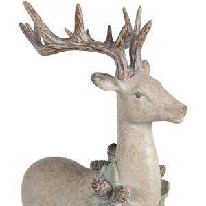 Clayre & Eef 5PR0139 Decoratie Hert 32x14x49 cm