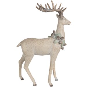 Clayre & Eef 5PR0139 Decoratie Hert 32x14x49 cm