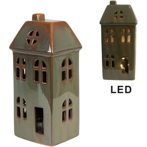 Clayre & Eef 6CE1797 Decoratie Huis LED Groen...