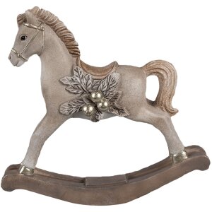 Clayre & Eef 6PR4170 Decoratie Hobbelpaard 17x5x16 cm