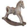 Clayre & Eef 6PR4170 Decoratie Hobbelpaard 17x5x16 cm