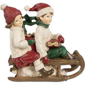 Clayre & Eef 6PR4182 Decoratie kinderen op slee...