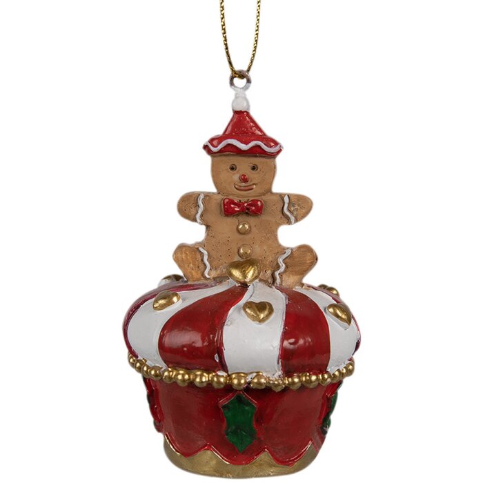 Clayre & Eef 6PR4208 Hanger biscuit Ø 5x8 cm