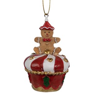 Clayre & Eef 6PR4208 Hanger biscuit Ø 5x8 cm