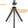 Mantona Gibbo Flex mini statief 30cm met balhoofd voor cameras en smartphones
