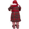 Clayre & Eef 65627 Decoratie Kerstman 27x13x50 cm