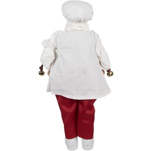 Clayre & Eef 65628 Decoratie Kerstman 27x13x50 cm