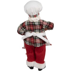 Clayre & Eef 65629 Decoratie Kerstman 16x9x28 cm