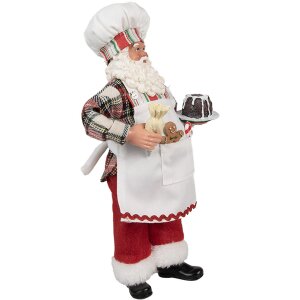 Clayre & Eef 65629 Decoratie Kerstman 16x9x28 cm