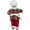 Clayre & Eef 65629 Decoratie Kerstman 16x9x28 cm