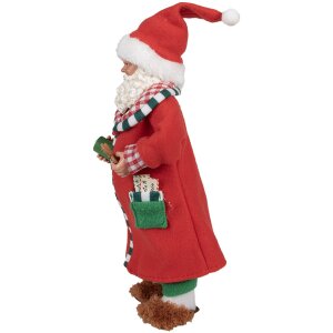 Clayre & Eef 65630 Decoratie Kerstman 15x9x28 cm