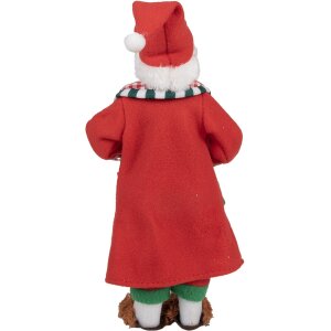 Clayre & Eef 65630 Decoratie Kerstman 15x9x28 cm
