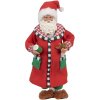 Clayre & Eef 65630 Decoratie Kerstman 15x9x28 cm