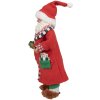 Clayre & Eef 65630 Decoratie Kerstman 15x9x28 cm