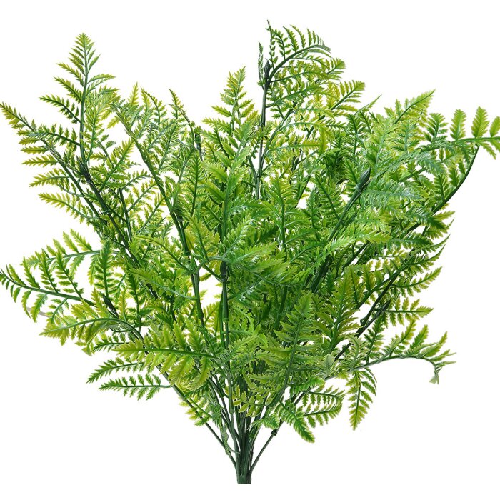 Clayre & Eef 6PL0298 Decoratieve Tak Perzische Varen Groen 14x6x56 cm