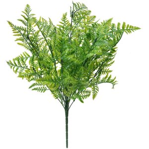 Clayre & Eef 6PL0298 Decoratieve Tak Perzische Varen Groen 14x6x56 cm
