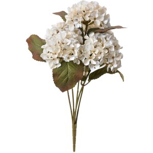 Clayre & Eef 6PL0303 Kunstbloem Hortensia Wit Groen...